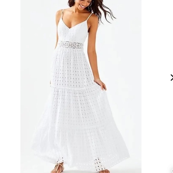 Lilly Pulitzer Dresses & Skirts - Lilly Pulitzer White Melody Maxi Dress Size 2. Never been worn